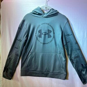 Under Armour Hoodie, Youth Large, Gray